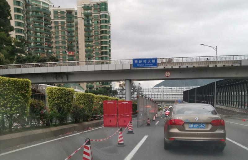 羅沙路一車道封閉不動工？回應：因氣候停工